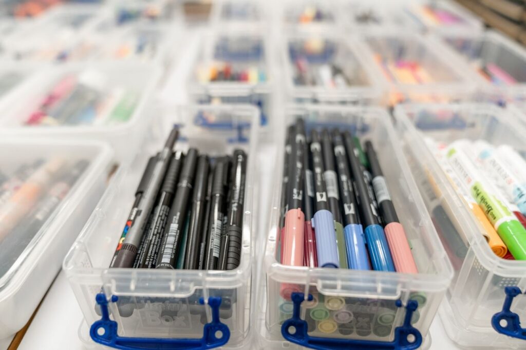 Verschiedene Schreiber