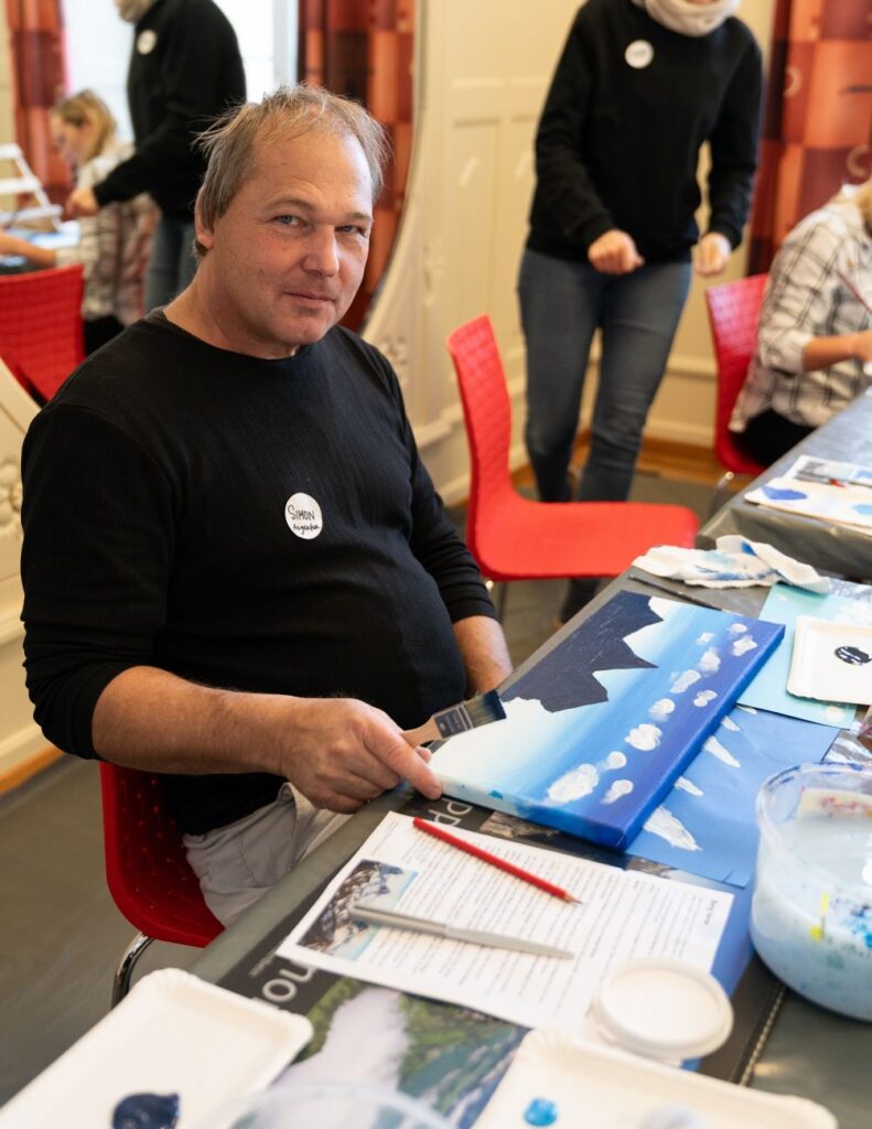 Viel Zeit zum Ausprobieren und Malen