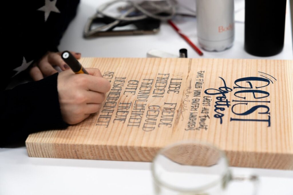 ein schönes Bild entsteht