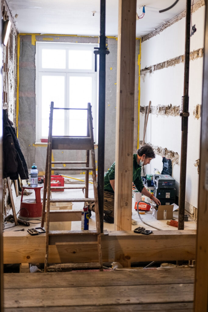 Mitarbeiter im Einsatz