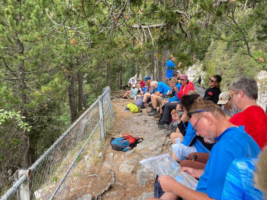 Die Landkarte wird studiert - wo gehts als nächstes hin?