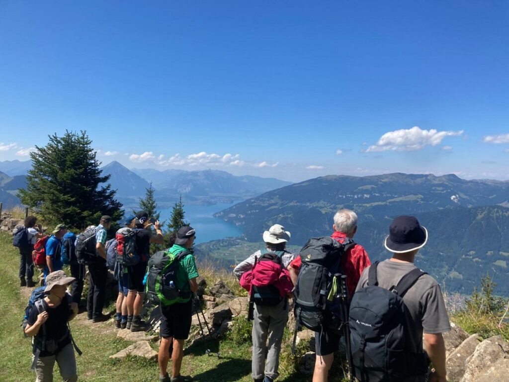 mit Aussicht belohnt