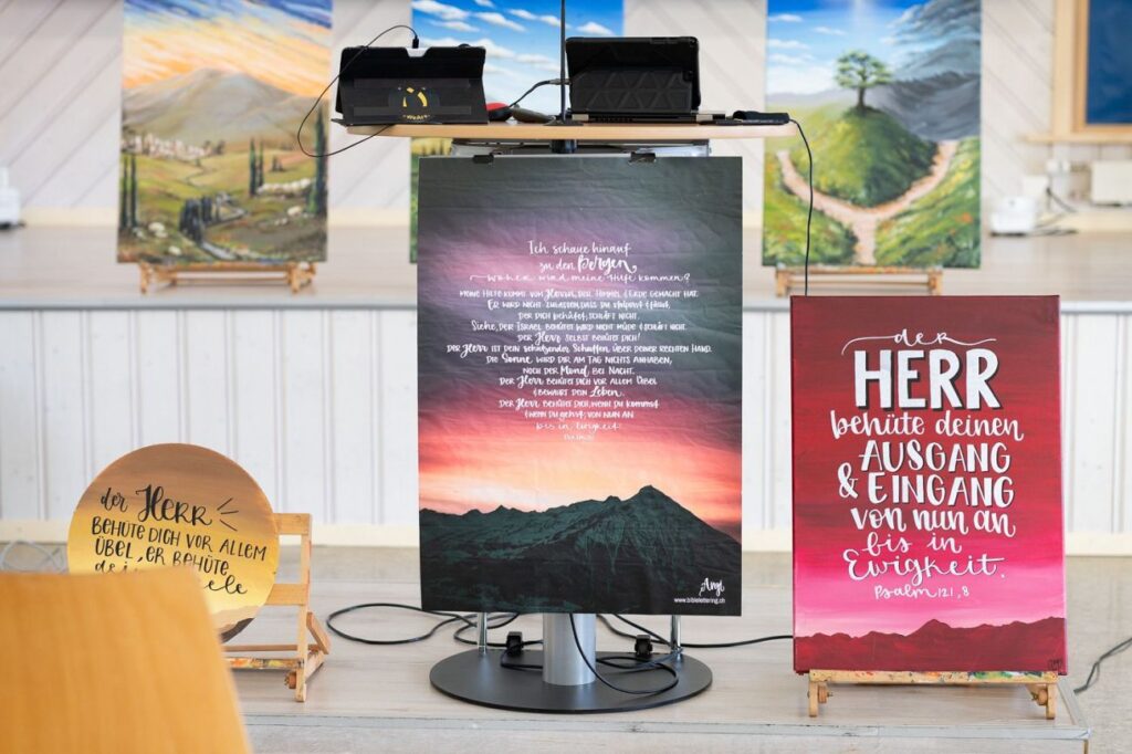 Poster vom Biblelettering